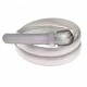 Ceinture pour femme en croute de cuir coloris argent