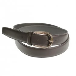 ceinture pour femme 30mm en croute de cuir coloris gris