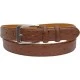 Ceinture Autruche en similicuir marron