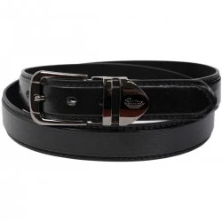 Ceinture noire boucle réglable