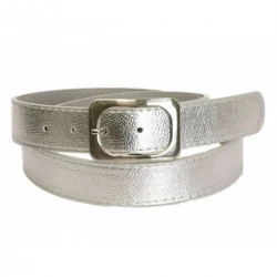 Ceinture fantaisie argent
