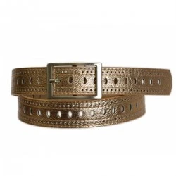 Ceinture à trou ocre
