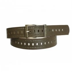 Ceinture à trou taupe
