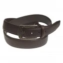 Ceinture cuir croco choco