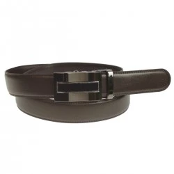 Ceinture cuir marron Clif