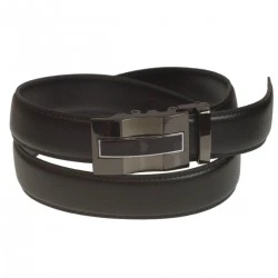 Ceinture cuir noir Clif