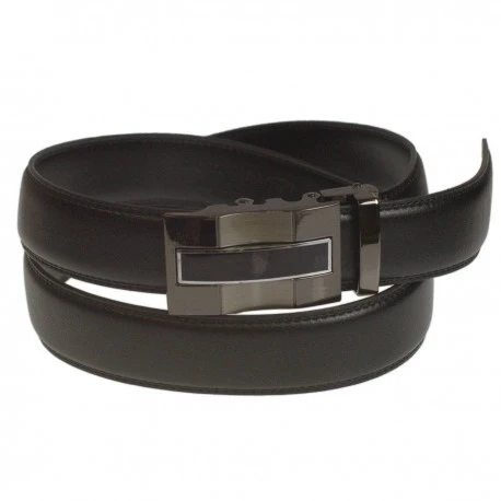 Ceinture cuir noir Clif