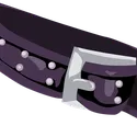 Ceinture marron surpiqure