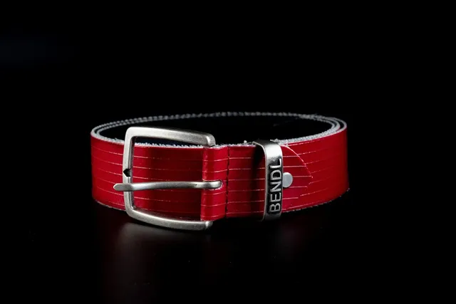 Ceinture cuir fine camel